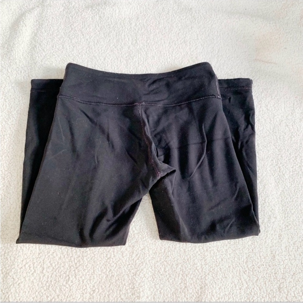 Lululemon Wunder Under Reversible Leggings Black / Lilac Size 6